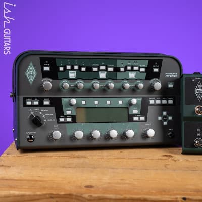 Kemper Profiling Amplifier Head and Remote Green for sale