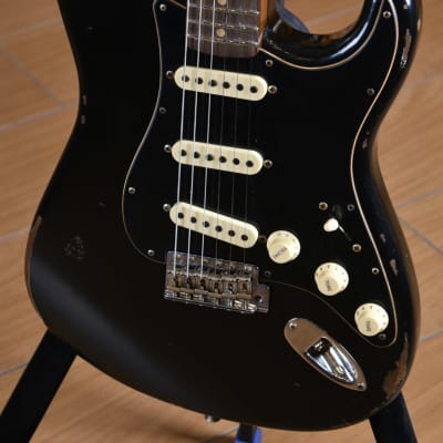 Fender Custom Shop Limited Edition '60 Stratocaster Relic Poblano Aged Black image 4