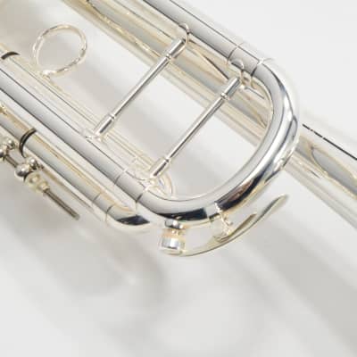 King Model 2055T 'Silver Flair' Intermediate Bb Trumpet SN 658768 OPEN BOX image 18