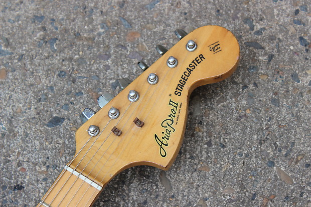 1977 Aria Pro II ST-400N Stage Caster Stratocaster MIJ Japan 1977 Aria Pro II ST-400N Stage Caster Stratocaster MIJ Japan