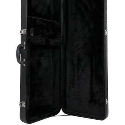 Gearlux Rectangular Electric Guitar Hard Case - Black image 3