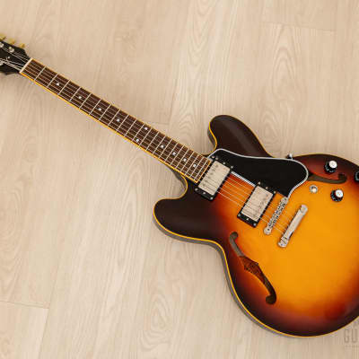 2013 ESP Edwards E-SA-125-LTS Carved Top 335 Sunburst Satin