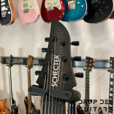 Schecter Custom Shop Keith Merrow KM-7 MK-III Pro USA Signature 7-String Electric Guitar w/ Case-Trans Black Pearl image 12