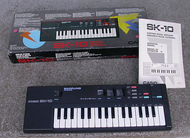 CASIO SK-10 Lo-Fi Sampling Keyboard 8-bit sampler sk10 | Reverb