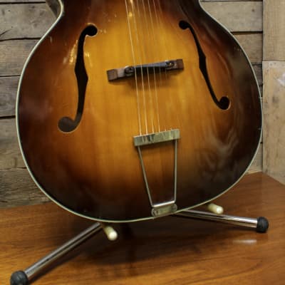 Kay K-1 Vintage 1950's Jumbo Archtop Acoustic Guitar - Slight Flamed Back image 5