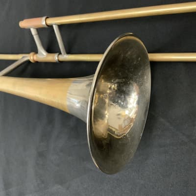 F.E. Olds Studio Model Trombone Vintage Late 40s-Early 50s  Los Angeles - Raw Brass image 19