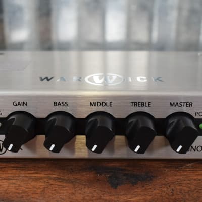Warwick Gnome 200 Watt Pocket Bass Amplifier Head image 2