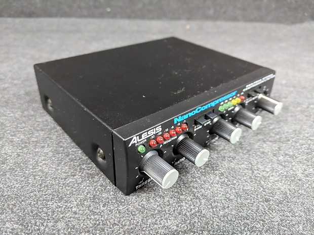 Alesis NanoCompressor コンプレッサー Alesis NanoCompressor: Pump - YouTube