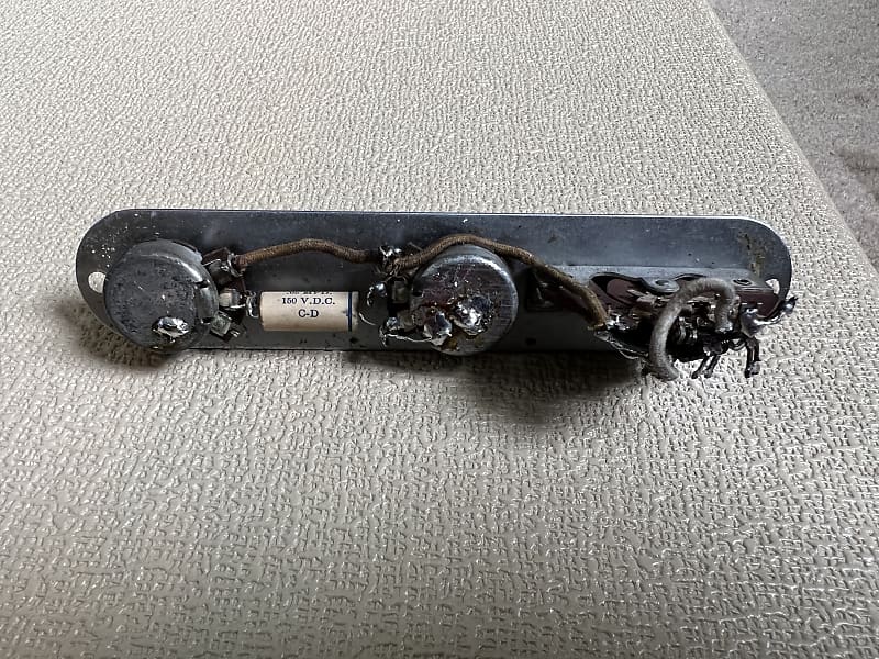 Fender Telecaster Esquire Wiring Harness 1955 Control Plate Reverb