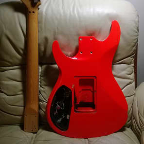 1988 Ibanez 540P FA (Five Alarm Red) PROJECT GUITAR (Body and Neck) JS Satriani image 4