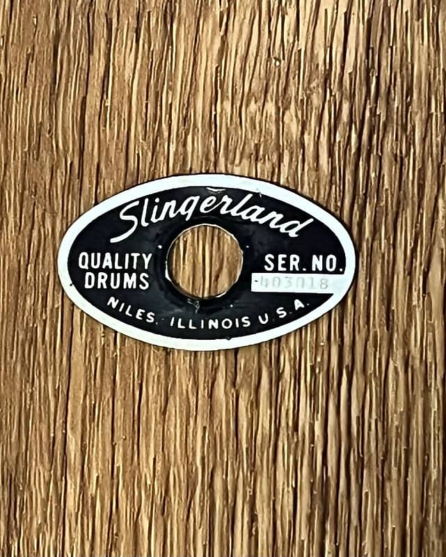 Slingerland niles deals badge