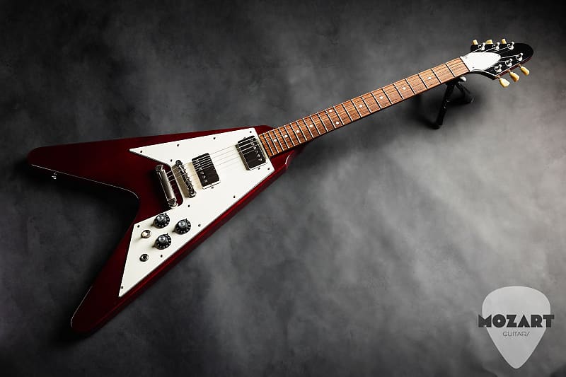 ESP Edwards E-FV-120D Cherry Flying V Japan | Reverb