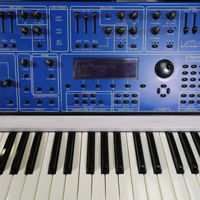 Oberheim OB-12 with custom tilting wood case image 16