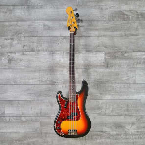 Fender Vintage 1966 P-Bass Left-Handed w/OHSC image 2