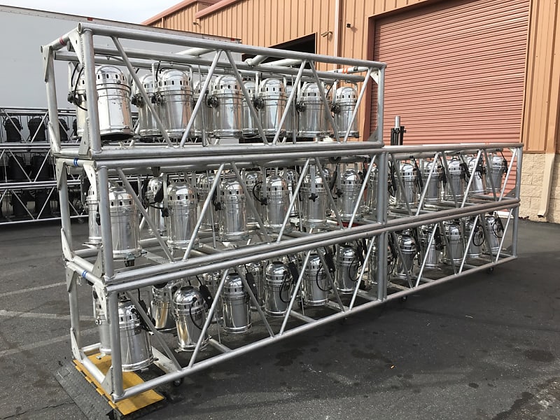 Pre Rig Lighting Truss by ITT Corp with Chrome par 64 cans. | Reverb
