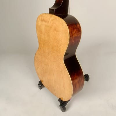 1920's-30's Oahu Hawaiian Square Neck Slide Parlor Acoustic Guitar Cleveland Made w/Girlies image 4