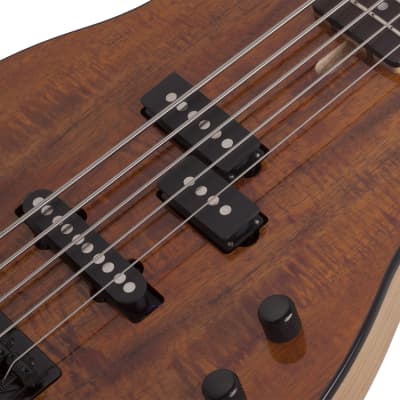 Schecter Michael Anthony MA-5 Bass Gloss Natural 5-String Electric Bass Guitar + Hard Case MA5 MA 5 image 3