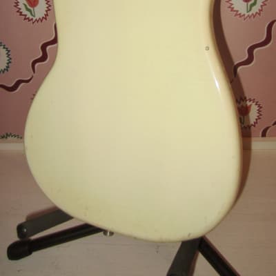 Vintage 1965 Fender Musicmaster II Original White Finish image 6
