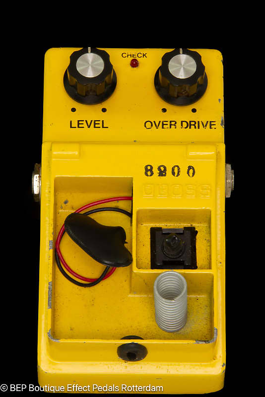Boss Turbo Overdrive OD-2 1988 Made in Japan Vintage Pedal Black Label  Tested | eBay