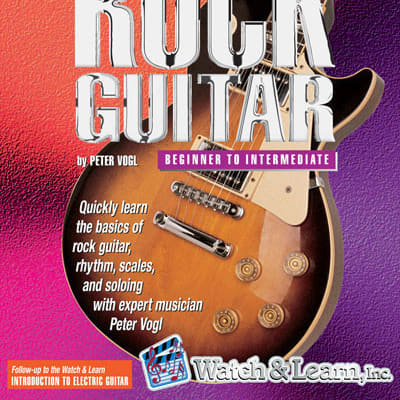 Intro to Rock Guitar instruction DVD Video lessons Watch and Learn for sale