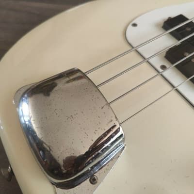 1981 Aria Pro II Japan (Matsumoku) PB-600 Precision Bass (Vintage White) image 3