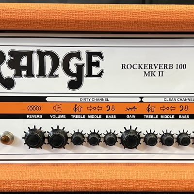 Orange Rockerverb 100 MK II 2-Channel 100-Watt Guitar Amp Head 