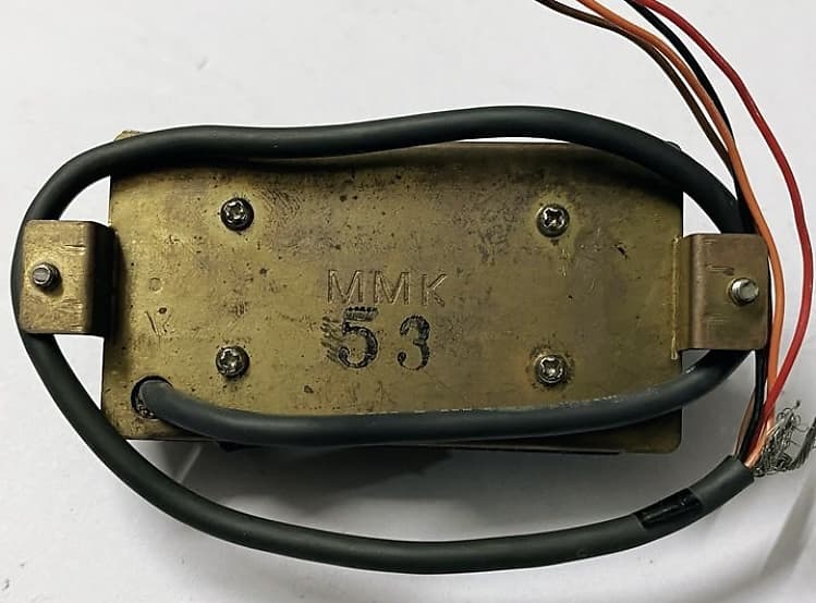 1980s Matsumoku MMK53 Protomatic II Zebra neck humbucker