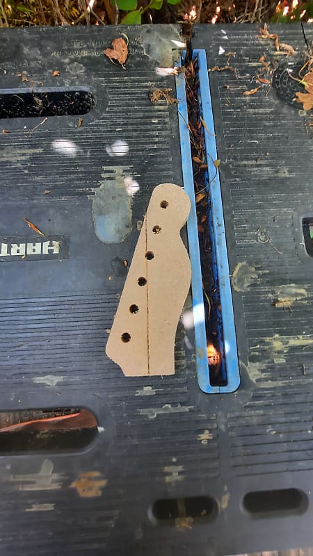 0 5 quot MDF Tele Headstock Template Reverb 0 5 quot MDF Tele Headstock Template Reverb