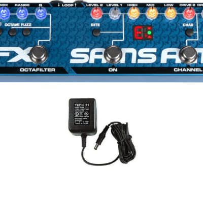 Tech 21 Sansamp Bass Fly Rig v2 Multi Effects Pedal ( POWER SUPPLY ) image 1