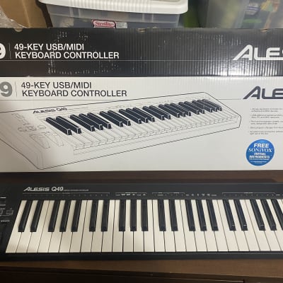 Alesis QX49 49-key USB MIDI Keyboard Controller 2010s - Black