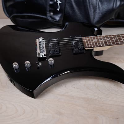 B.C. Rich Mockingbird 1990's Black Made in Japan MIJ w/ Bag | Reverb