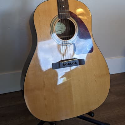 Used Epiphone AJ-200 SNA DREAD Acoustic Guitar Natural | Reverb