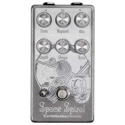 Earthquaker Devices Space Spiral Modulated Delay v2 Bundle w/ Truetone 1 Spot Space Saving 9v Adapter image 2