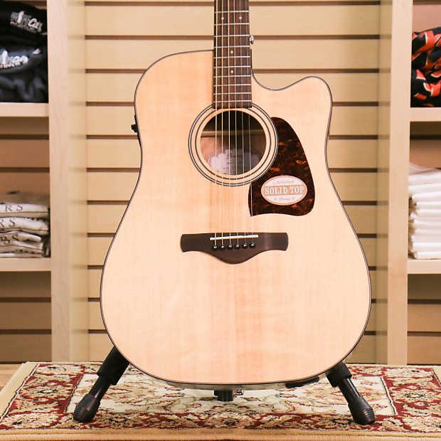 Ibanez AW400CENT Artwood Series Acoustic Guitar Natural image 1
