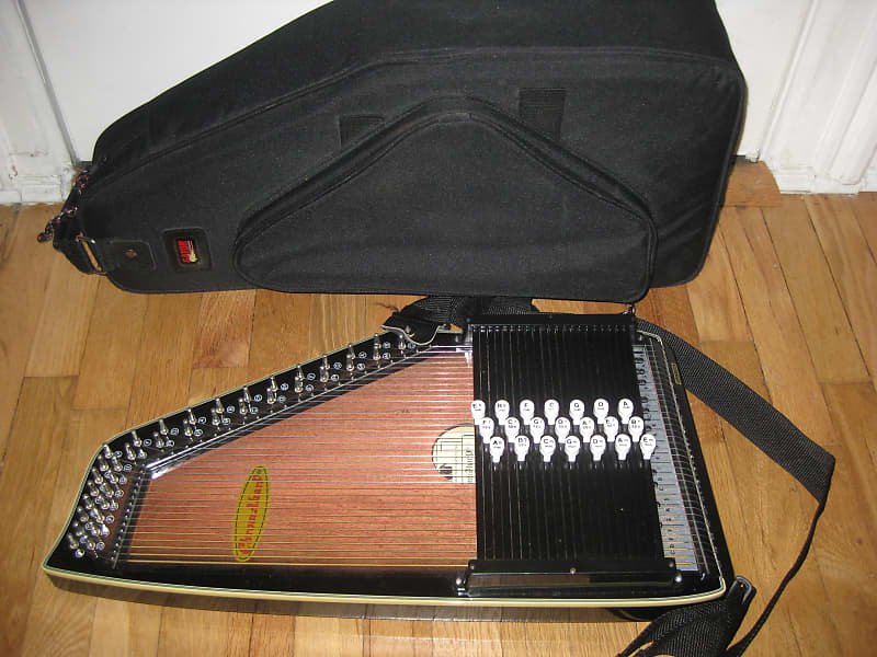 Rhythm Band Chromaharp Autoharp 21 Chords Semi Hard Case Reverb