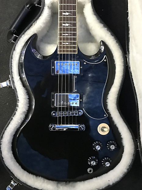 Angus young black gibson sg new arrivals