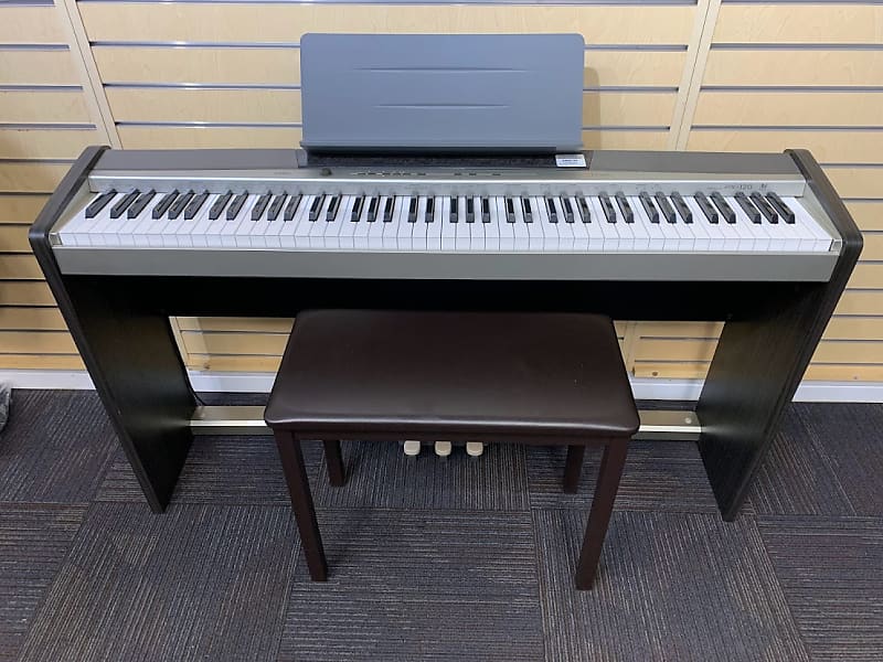 Casio Privia PX-120 2010 - Matte Silver w/ Stand & Bench