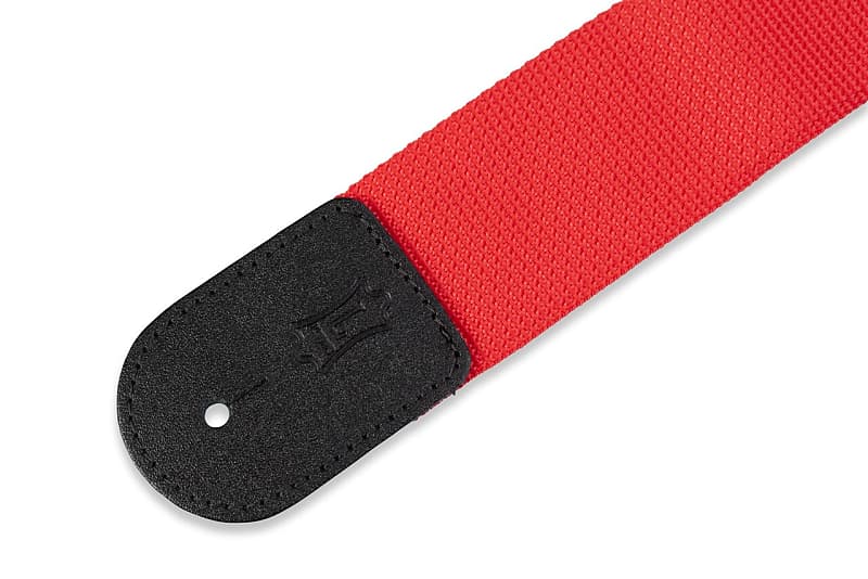 Levy's M8POLY 2" Polypropylene Guitar Strap - Red image 1