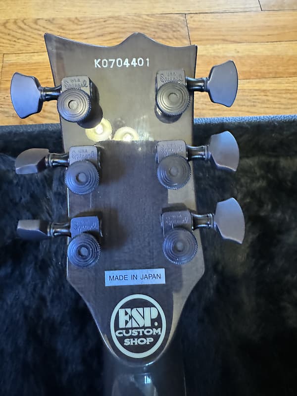 ESP Viper Custom Shop Series 2007 - See Thru Black | Reverb