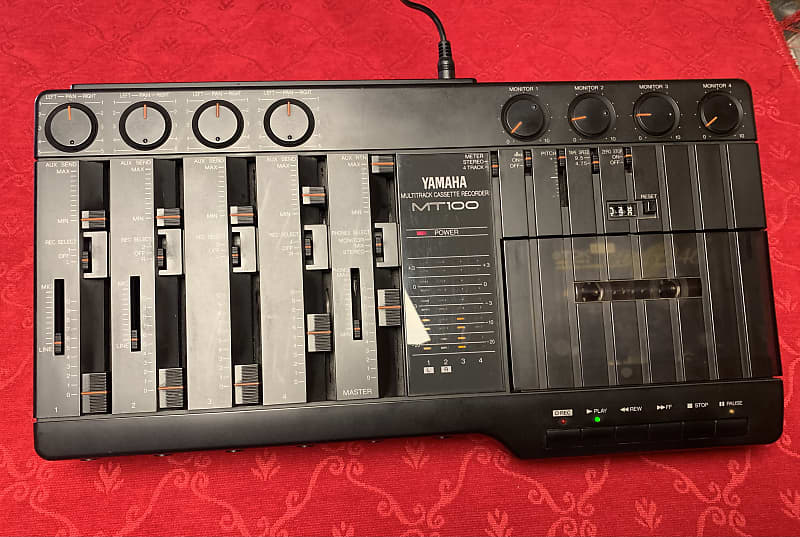 Yamaha multitrack cassette recorder MT100  			