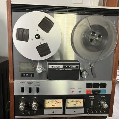 TEAC A-4300 7 inch Auto Reverse reel to reel tape deck recorder