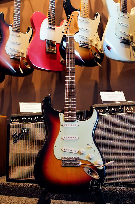 Xotic XSC-1 S-Style Lightly Relic'd  Electric Guitar - 3 Tone Sunburst Finish & Roasted Flame Maple Neck #2332 image 1