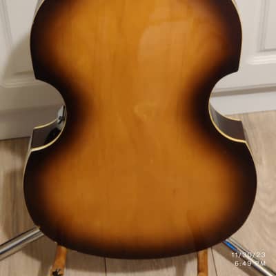 *RARE*1967 Fandel Violin Electric Guitar-Violin Burst image 2