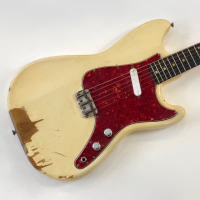 Fender Musicmaster with Rosewood Fretboard 1963 Olympic White image 3