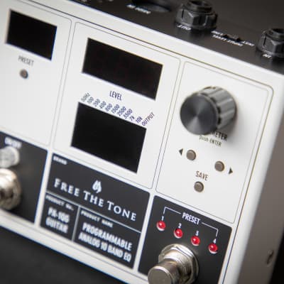 ギター FREE THE TONE PA-1Q SERIES Free The Tone PA-1QB Programmable Analog 10 Band EQ Pedal