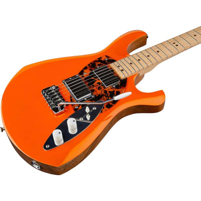 Malinoski Cosmic Electric Guitar Orange image 5