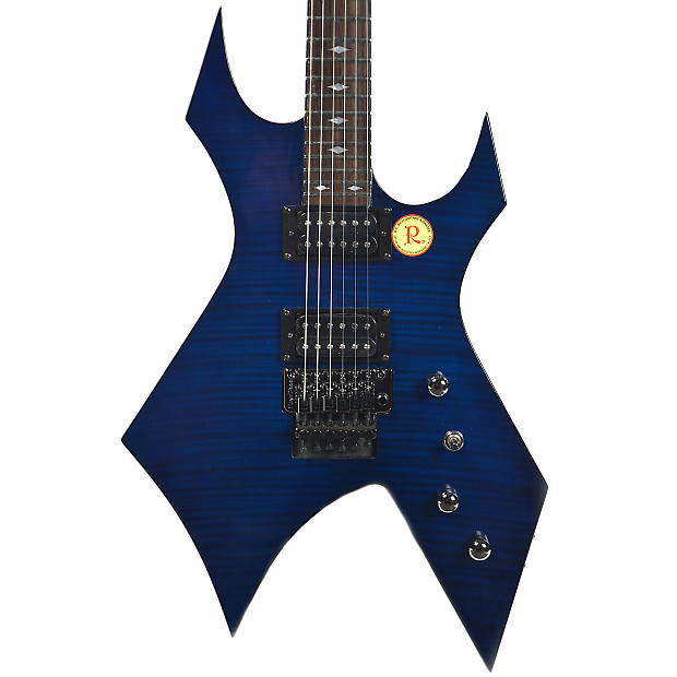 Bc Rich Warlock Electric Guitar Transparent Cobalt Blue Finish Mk7