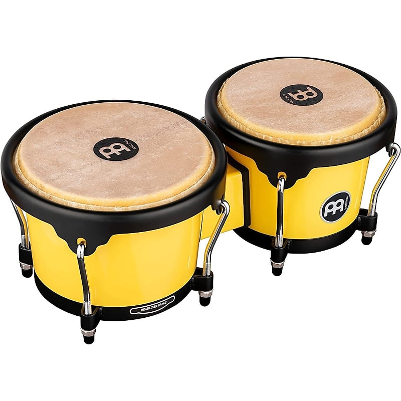 Meinl Percussion Journey Series Bongo Illuminating Yellow image 1