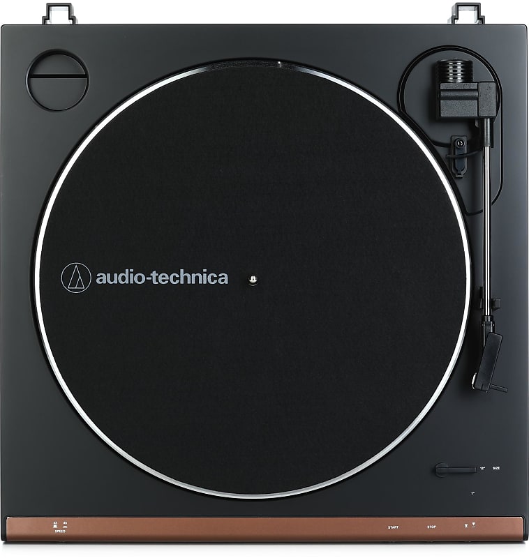 Audio-Technica AT-LP60X Turntable - Brown  			