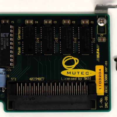 Mutec DMC-08 8MB RAM For Akai Professional S2800 S3000 S3200 CD3000 EXM 3008 EXM3008 1990s